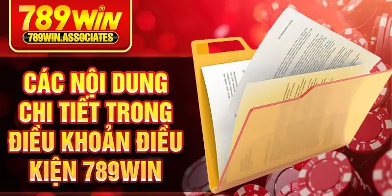 Các nội dung chi tiết trong điều khoản điều kiện 789win 
